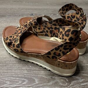 Leopard Sandals
